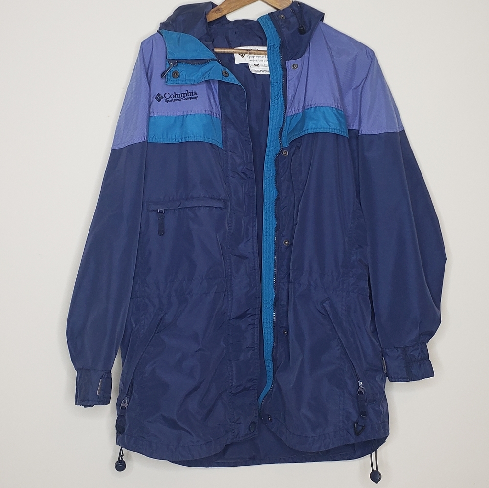 Columbia womans size M vintage jacket windbreaker Sportswear